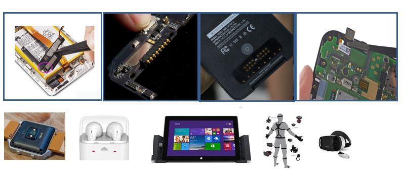 Pogo pin konektor primijenjen na pametne uređaje