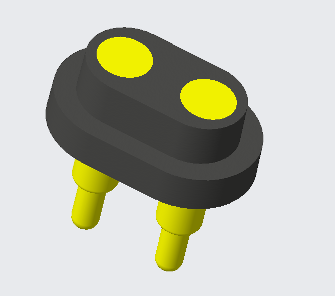 2Pins vodootporni PogoPin konektor