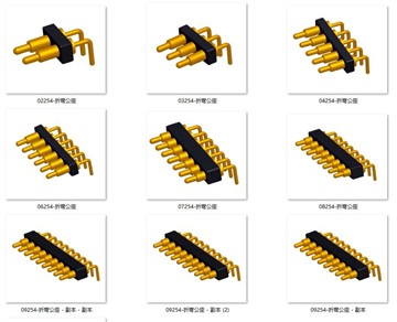 Desni Angel spring pogo pin konektor