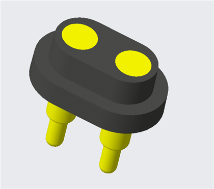 2Pins vodootporni PogoPin konektor